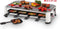 FRITEL Steengrill SG 2180 - Hotstone grill + Raclettefunctie - Grill / Teppanyaki plaat - 49,5x27cm - 2 tot 8 personen