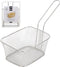 Frituurmandje RVS met greep 14x11x7cm