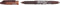 Frixion roller ball pen - Uitgumbaar - 0,7 mm - Bruin