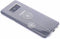Hoesje Geschikt voor Samsung Galaxy S8 Hoesje Siliconen - Design Backcover siliconen - Wit / Transparant / Paardenbloem