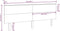 vidaXL - Hoofdbord - 204x6x82,5 - cm - massief - grenenhout