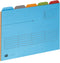 Oxford Ultimate dossiermap ft A4, uit karton, 5 tabs, assorti 5 stuks