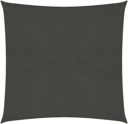 vidaXL - Zonnezeil - 160 - g/m² - 2,5x2,5 - m - HDPE - antracietkleurig