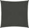 vidaXL - Zonnezeil - 160 - g/m² - 2,5x2,5 - m - HDPE - antracietkleurig