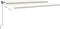 vidaXL - Luifel - automatisch - met - LED - en - windsensor - 5x3 - m - crèmekleurig