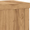 vidaXL - Plantenstandaards - 2 - st - 10x10x18 - cm - hout - artisanaal - eiken