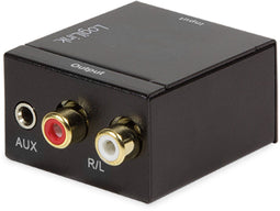 LogiLink CA0101 - Audio Converter - Digitale coaxiale/Toslink naar analoge L/R - Zwart