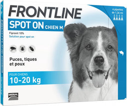 Frontline Spot-On Hond M (10-20 kg) 4 Pipetten