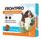 FRONTPRO Flea and Tick Tablets for Dogs (>10-25 kg) – 3x 68 mg