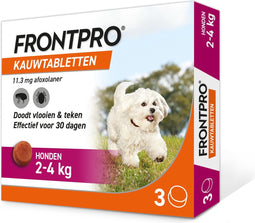 Frontpro Hond S 2-4 kg 3 tabletten