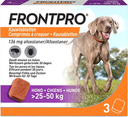 Frontpro Hond XL 25-50 kg 3 tabletten