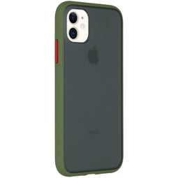 Frosted Backcover voor de iPhone 11 - Groen