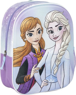 Frozen Elsa & Anna 'Girl Power' Disney 3D Rugzak, Schooltas, Tas (31x27x8 cm)