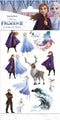 Frozen Neptattoos Frozen 2 Blauw/paars Papier 12 Stuks