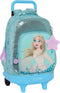 Frozen Schoolrugzak Met Wielen Frozen Hello Spring Blauw 33 X 45 X 22 Cm
