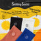 Smiling Socks® - Gekleurde Dames Sokken - Sokken Met Gezicht - 4 Paar - Hippe Sokken - Giftbox - Maat 35-43 - Anti-slip Sokken