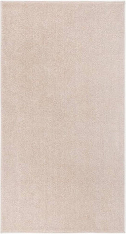 vidaXL - Vloerkleed - kortpolig - 80x150 - cm - donkerbeige
