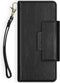 Selencia Hoesje Geschikt voor Samsung Galaxy S20 Plus Hoesje Met Pasjeshouder - Selencia Surya 2-in-1 Uitneembare Vegan Lederen Bookcase - Zwart