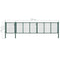 vidaXL - Poort - 500x75 - cm - staal - groen
