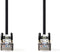 CAT5e Netwerkkabel - SF/UTP - RJ45 Male - RJ45 Male - 3.00 m - Rond - PVC - Zwart - Polybag