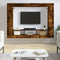 vidaXL - Tv-meubel - 152x22x113 - cm - bewerkt - hout - gerookt - eikenkleurig