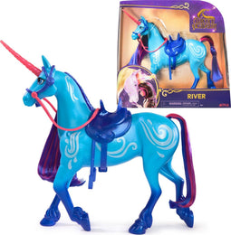 Unicorn Academy - Eenhoorn River - met afneembaar hoofdstel en zadel - 28 cm