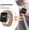 AyeWay Smartwatch - Stalen Band - Waterdicht IP67 - 70 Sportmodi - Roze