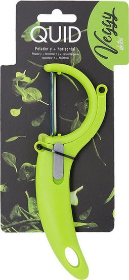 Fruit- en Groentenschiller Quid Veggy Metaal Groen Bakeliet 22 x 10 x 4 cm