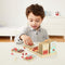 Fruitboom number trainer - TOP BRIGHT - Houten display borden - Fruit plukken - Schrijven