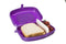 FruitFriends Brooddoos Kinderen - 21x15x6 cm - Paars - Kunststof - Snackbox voor Kinderen
