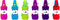 Fruitfriends Flesjeshouder - Neopreen - Voor Kinderen - Azur Blauw - Blauw