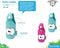 Fruitfriends Flesjeshouder - Neopreen - Voor Kinderen - Navy Bleu - Blauw