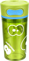 Fruitfriends Push & Drink Drinkbus - 300ml - 18x7cm - Drinkfles kinderen - Kunststof - Limoen Groen