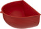 Fruitschaal/fruitmand metaal met inzetbakje zwart/rood 30 x 20 cm - Fruitschalen/fruitmanden - Draadmand van metaal