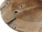 Fruitschaal large (Behandeld met Bijenwas) - ø38-45x15 - Naturel - Teak