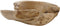 Fruitschaal large - ø38-45 cm - blank - teak