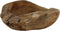 Fruitschaal medium (Behandeld met Bijenwas)- ø28-35x10 - Naturel - Teak