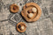 Fruitschaal medium (Behandeld met Bijenwas)- ø28-35x10 - Naturel - Teak