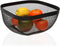 Fruitschaal Metaal Staal (26,5 x 12,5 x 26,5 cm)