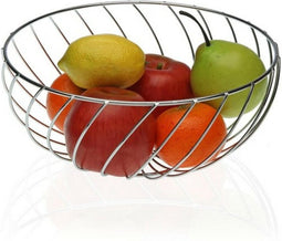 Fruitschaal Metaal Verchroomd (26 x 12 x 26 cm)