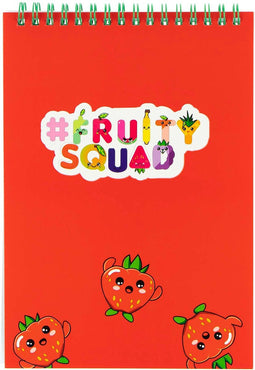 Fruitysquad Kleurboekje A5 formaat + Stickers met geur | kinderen | speelgoed