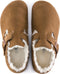Birkenstock London - Clogs - Lamsvacht voering - Bruin - Maat 39