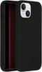 Accezz Liquid Silicone Backcover - MagSafe - Schokabsorberend - Zwart (iPhone 15)