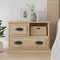 vidaXL - Nachtkastje - 60x39x45 - cm - sonoma - eikenkleurig