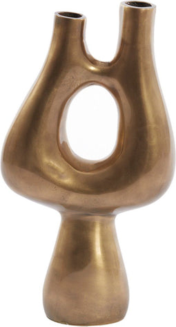 Light&living Vaas deco 17x6x31,5 cm KOTANI antiek brons