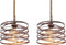 Globo Marco - hanglamp - 3 lichtpunten - zwart - E27 - 15641-3H