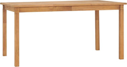 vidaXL Tuintafel 150x90x75 cm massief teakhout