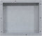 vidaXL - Douchenis - met - 2 - vakken - 41x51x10 - cm - matwit