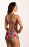 Cyell IN BLOOM - Bikinitop Dames - Niet voorgevormd met Beugel - Blauw/Roze