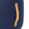 HÜBSCH INTERIOR - Ronde POEF van wol, donkerblauw - Ø50xh35 cm